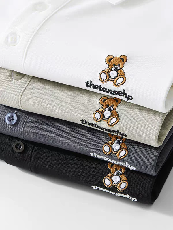 Elite Teddy Embroidered Polo T-Shirts - Image 5