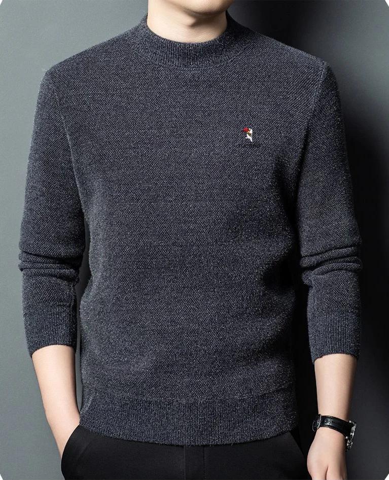 Emerald Dusk Knit Pullover - Image 4