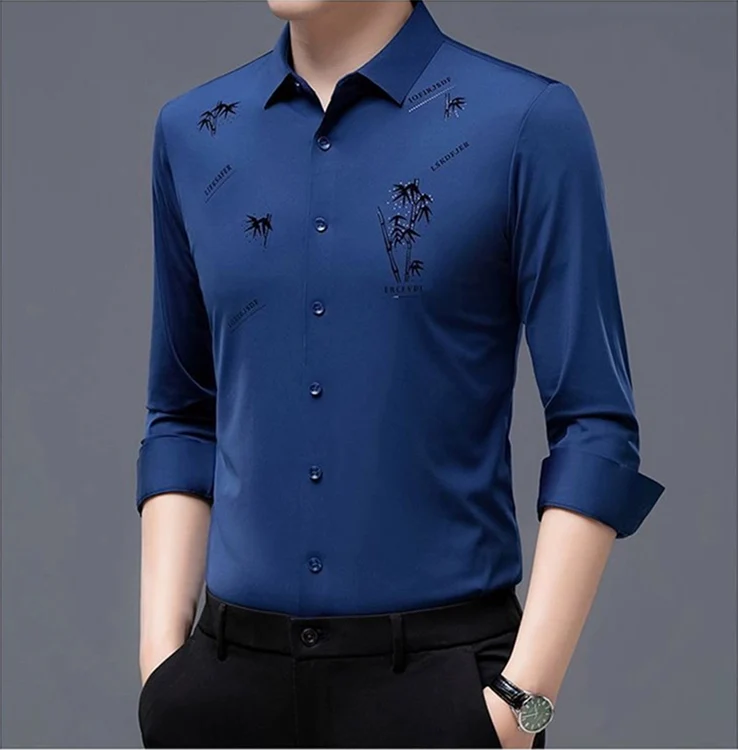 Evercrest Bamboo Emblem Shirt - Image 3