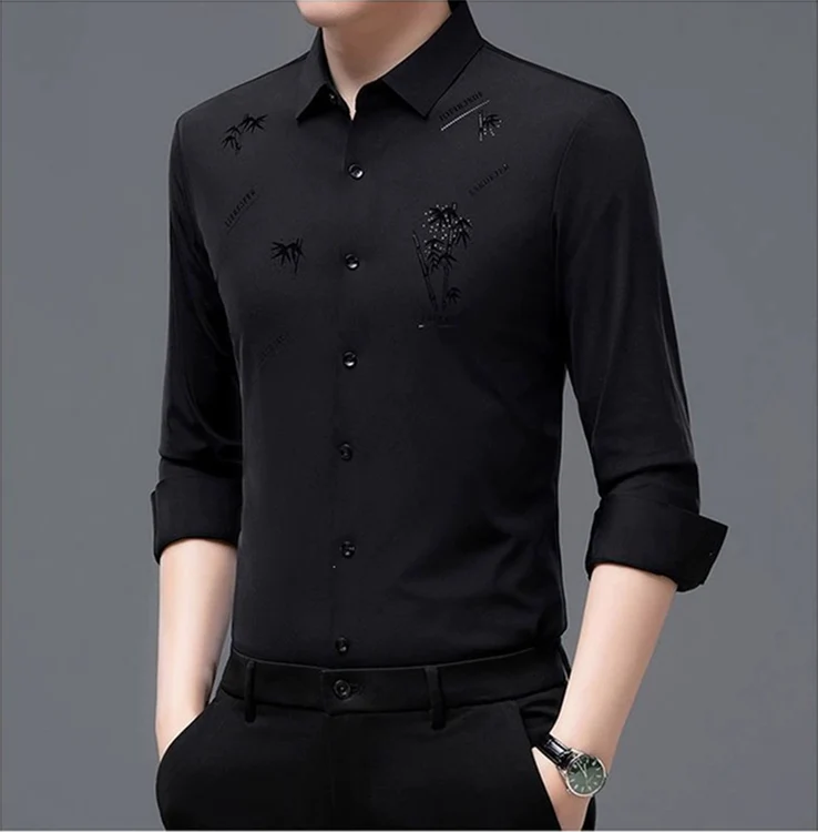 Evercrest Bamboo Emblem Shirt - Image 4