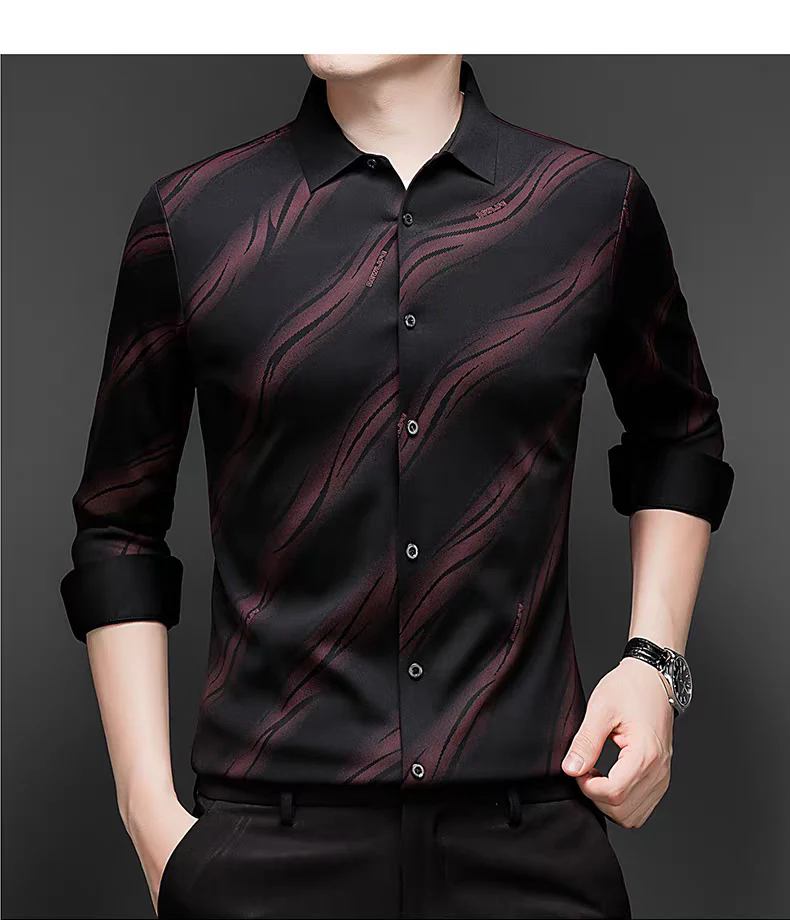 Midnight Ripple Luxe Shirt - Image 3