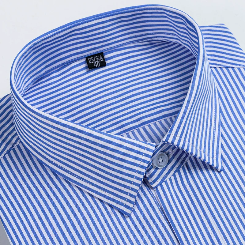 Pinstripe Mirage Cotton Formal Shirt - Image 3