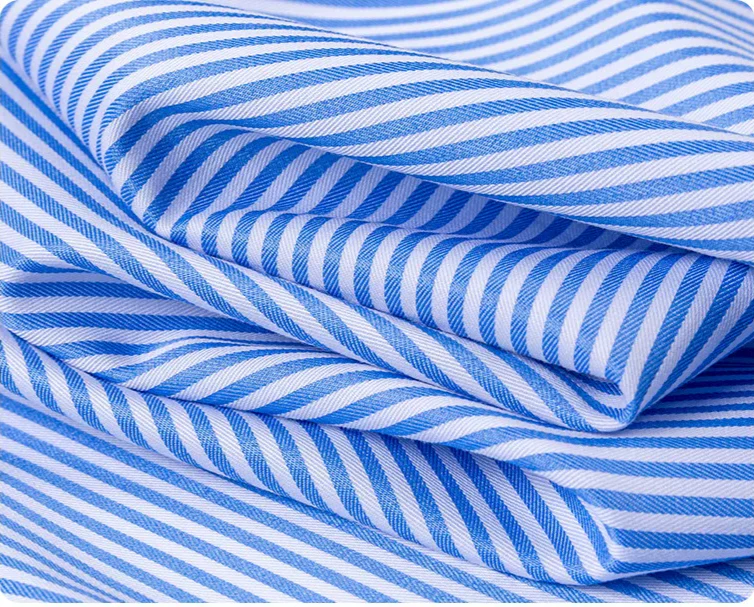 Pinstripe Mirage Cotton Formal Shirt - Image 4