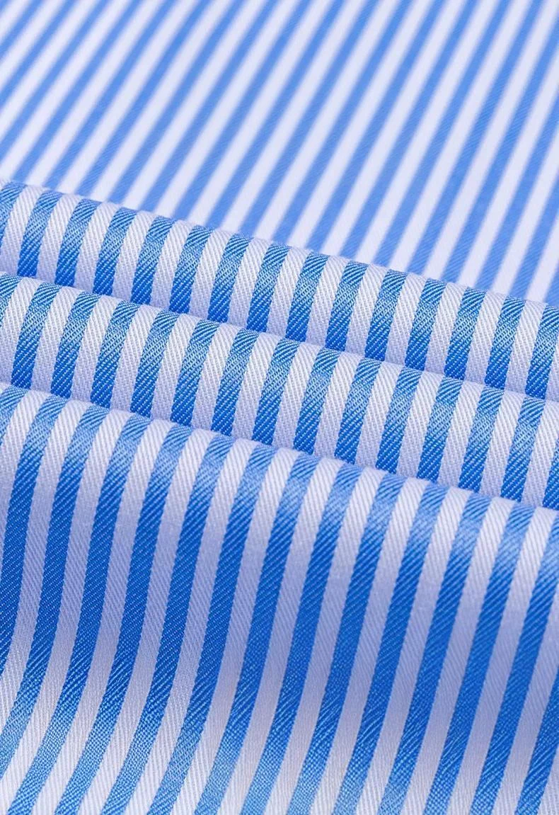 Pinstripe Mirage Cotton Formal Shirt - Image 7