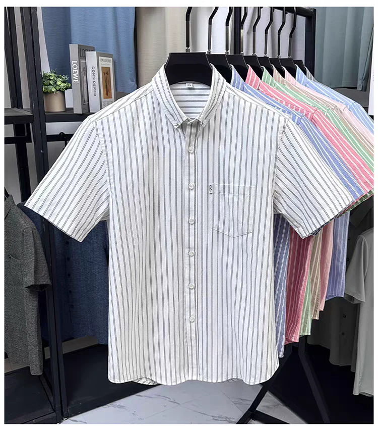 Stratos Edge Vertical Stripe Shirt - Image 7