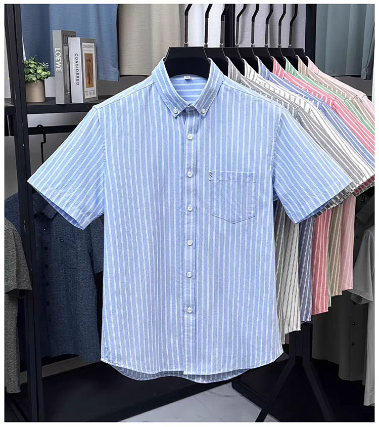Stratos Edge Vertical Stripe Shirt - Image 9